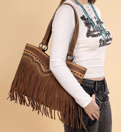 Montana West Fringe Collection Concealed Carry Tote