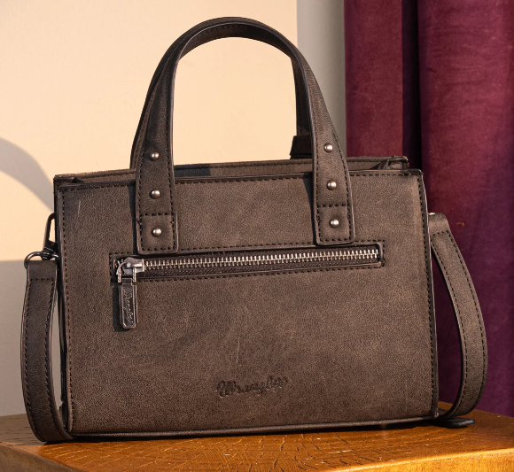 Wrangler Western Tooled Tote Crossbody