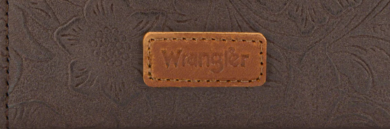 Wrangler Floral Tooled 2‑Piece RFID Wallet Set