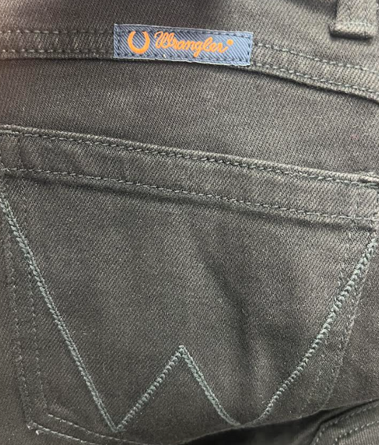 WMN Wrangler BLK Willow Mid Rise