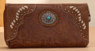 Montana West Embossed Collection Wallet