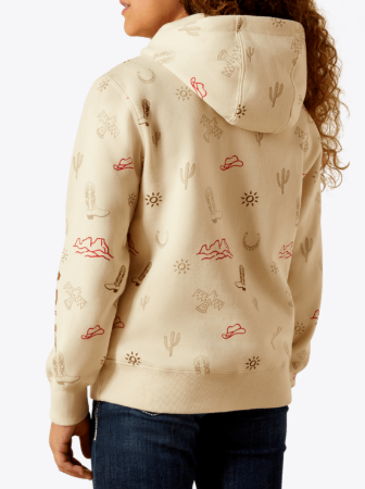 Ariat YTH Western Stamps Hoodie