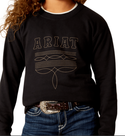 Ariat YTH Booted Logo Sweatshirt