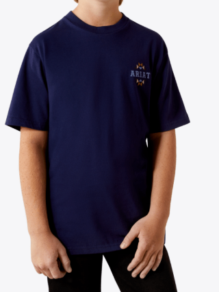 YTH Ariat Woven West T-Shirt