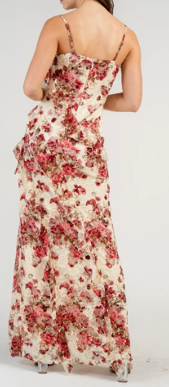 Long Dress w/ Ruffles and A Flat Merrow Edge