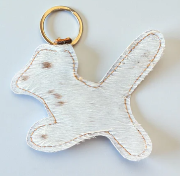 Tooled Leather Keychain