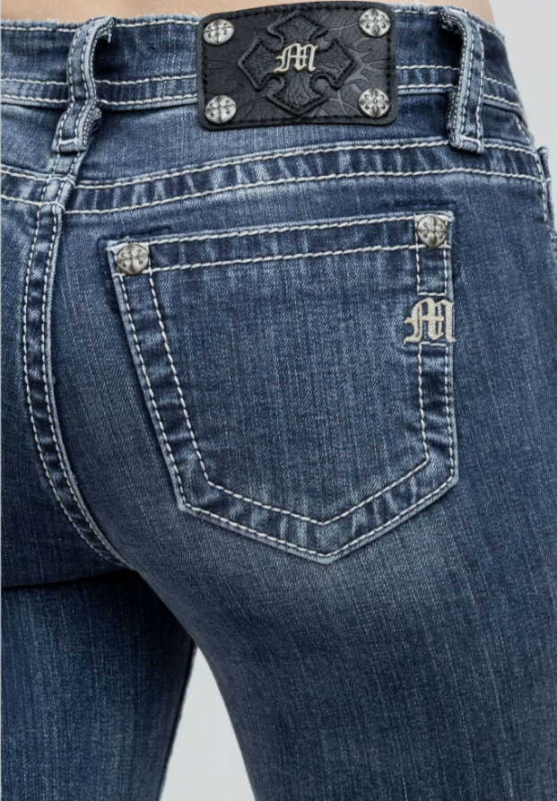 Miss Me Floral Boot Cut Jeans