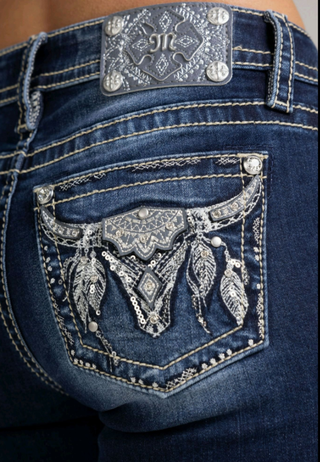 Miss Me Longhorn Boot Cut Jean