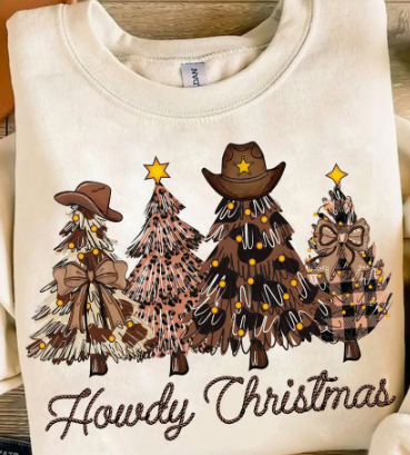 "Howdy Christmas Tree" T-Shirt