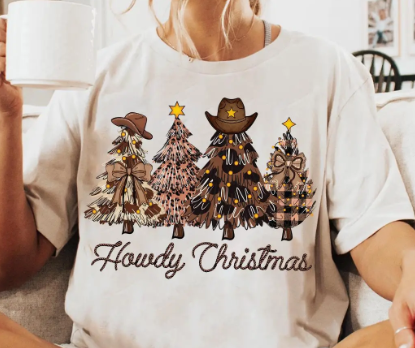"Howdy Christmas Tree" T-Shirt