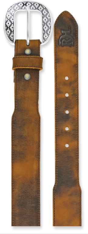 Red Dirt Hat o Men's Belt Distressed Leather
