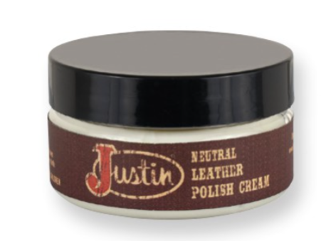 Justin Leather polish Cream 2 Oz. Jar