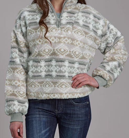 Roper Taupe Polar Women's Sweater