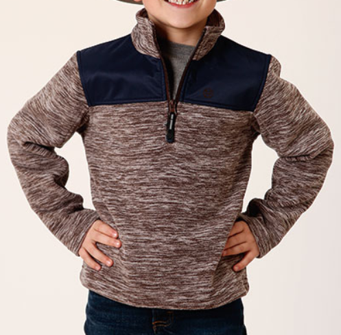 Roper Heather Chocolate Boys Jackets