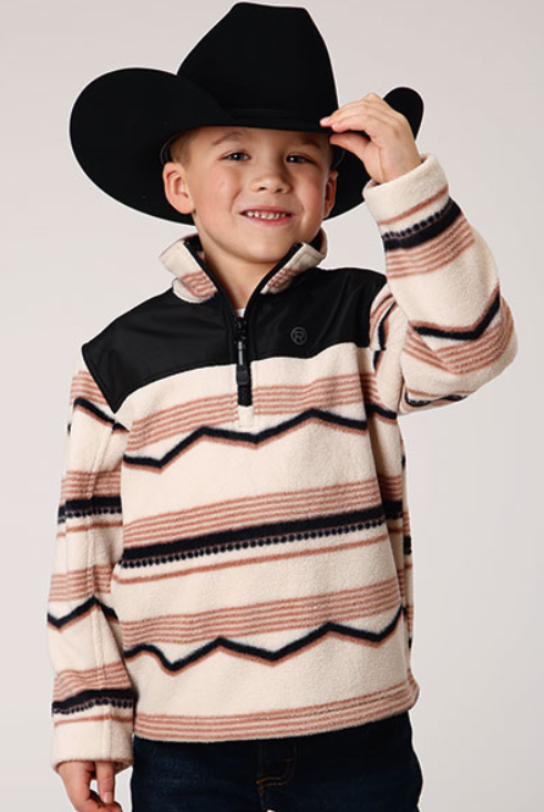 Roper Horizontal Aztec Print Boys Jackets