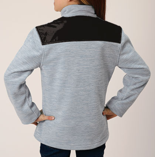 Roper Heather Grey Girls Jacket