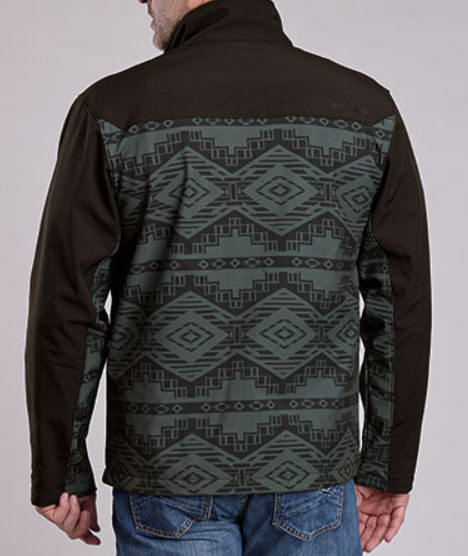 Roper Black Aztec Print Men's Jacket