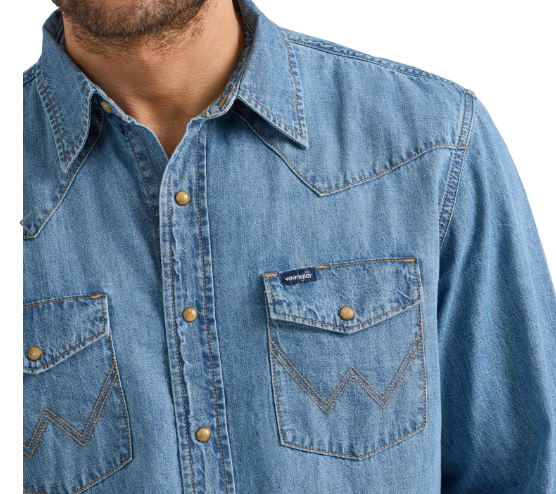 Wrangler Denim Men Shirt