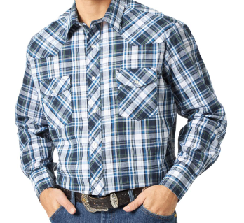Wrangler Men's Western Shirt Basic