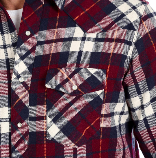 Wrangler Men's Western Flannel Shirt