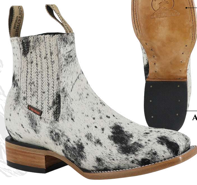 Cowhide Ankle Boot