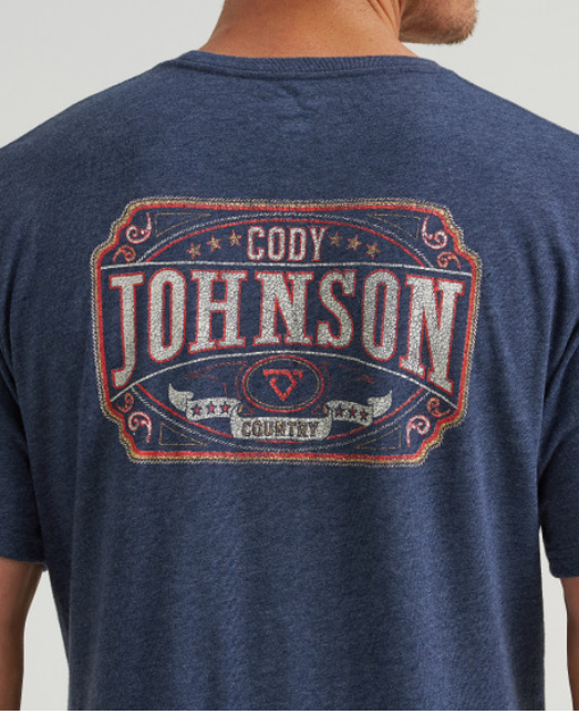 Wrangler Men's Reg Tee Cody Johnson