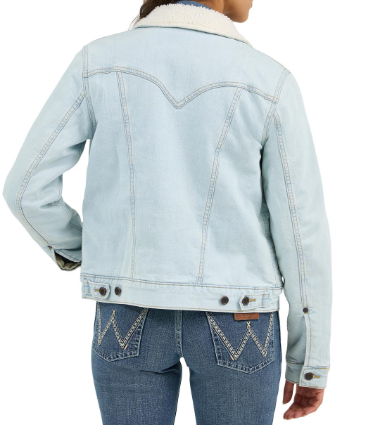 Wrangler Denim Sherpa Women Jacket