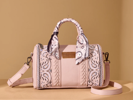 Wrangler Bandana Paisley Print Barrel Crossbody