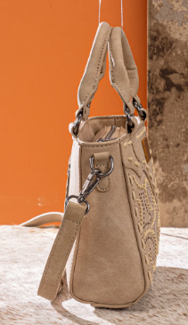 Wrangler Embroidered Swirl Mini Satchel/ Crossbody