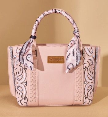 Wrangler Bandana Paisley Print Tote/Crossbody