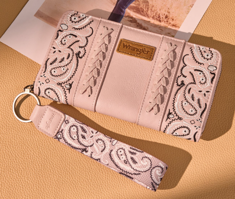 Wrangler Bandana Paisley Print Wallet