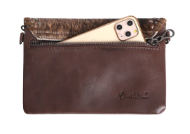 Montana West 100% Genuine Leather Hair-On Collection Crossbody