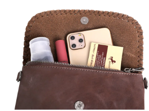 Montana West 100% Genuine Leather Hair-On Collection Crossbody