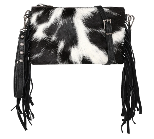 Montana West Hair-On Collection Clutch/Crossbody