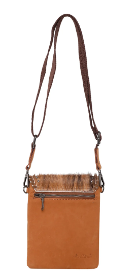 Montana West 100% Genuine Leather Hair-On Cowhide Collection Crossbody