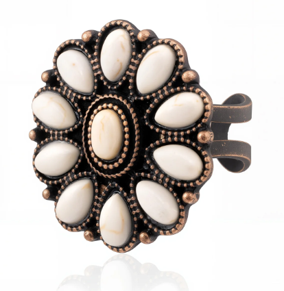 Rustic Couture's Bohemian Bronze Cuff Ring