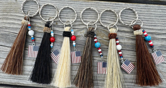 Horsehair Keychain