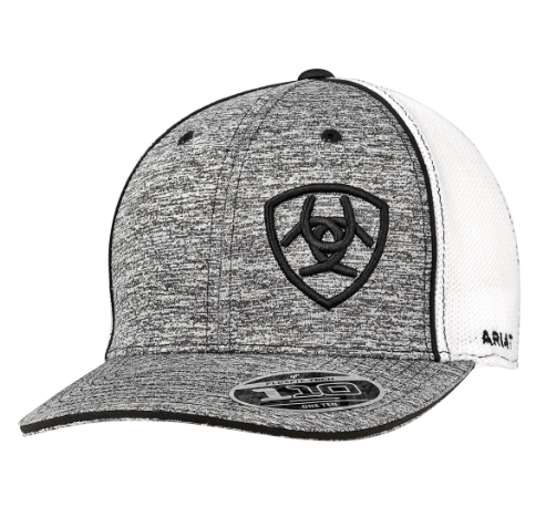 Ariat Flexfit 110 Technology Black Heather Men's Cap