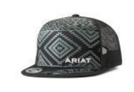 Ariat Youth Flat Bill Aztec Pattern BK