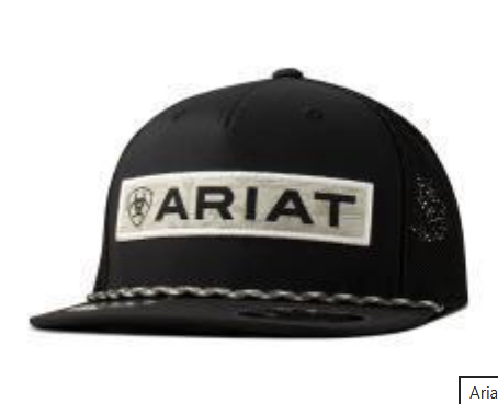Ariat Men's FlexFit 110 Cap SnapBack Desert Patch Black