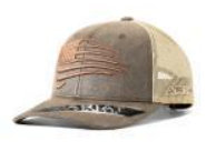 Ariat Youth Semi Curved Bill Distressed Flag BR