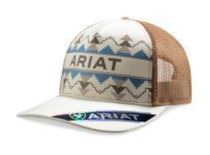 Ariat Ladies Cap Southwest Pattern Khaki