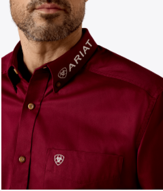 Ariat Men's Team Logo Twill Classic Fit Shirt