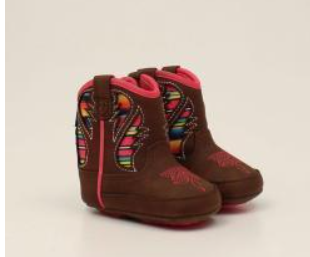 Ariat Flora Style LIL’ STOMPERS Infant Boots Brown