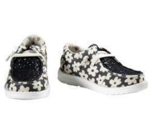 Twister Daisy Style Girls Children Casual Black