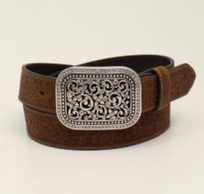 Ariat 1 1/2" RS Fillagree Medium Brown