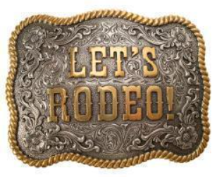 Nocona Men's Buckle Rectangle Let's Rodeo
