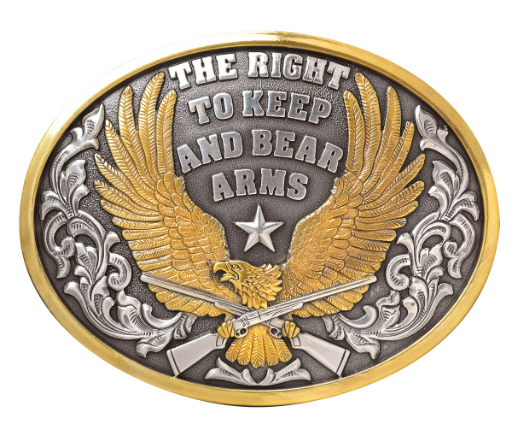 Nocona Men's Oval Bear Arms Buckle