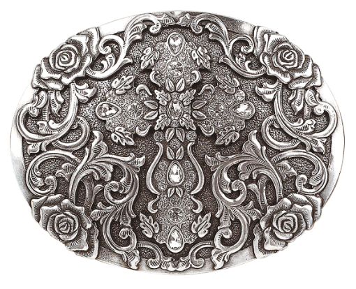 Blazin Roxx Oval Cross Buckle