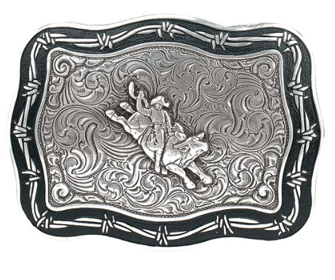 Crumrine Vintage Bull Rider Buckle